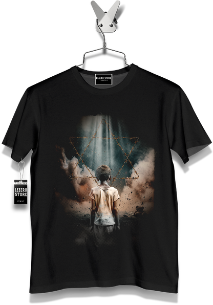 T-Shirt Leecru "Arte come denuncia: Una t-shirt (o una grafica) può diventare un manifesto di coscienza. "