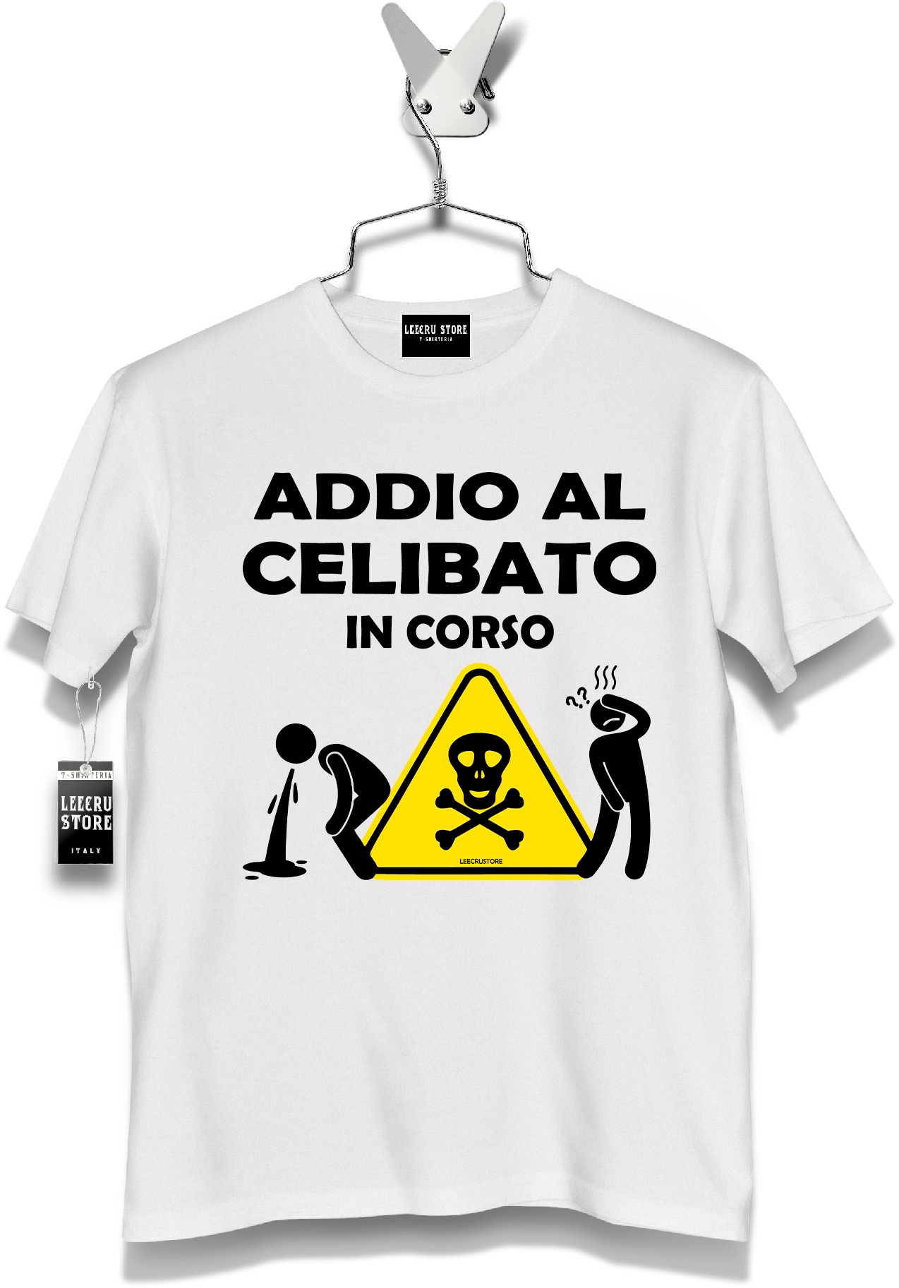 T-Shirt LeecruStore" Addio al celibato "
