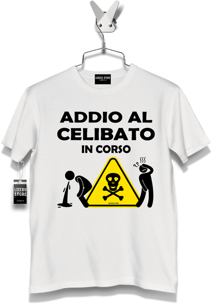 T-Shirt LeecruStore" Addio al celibato "