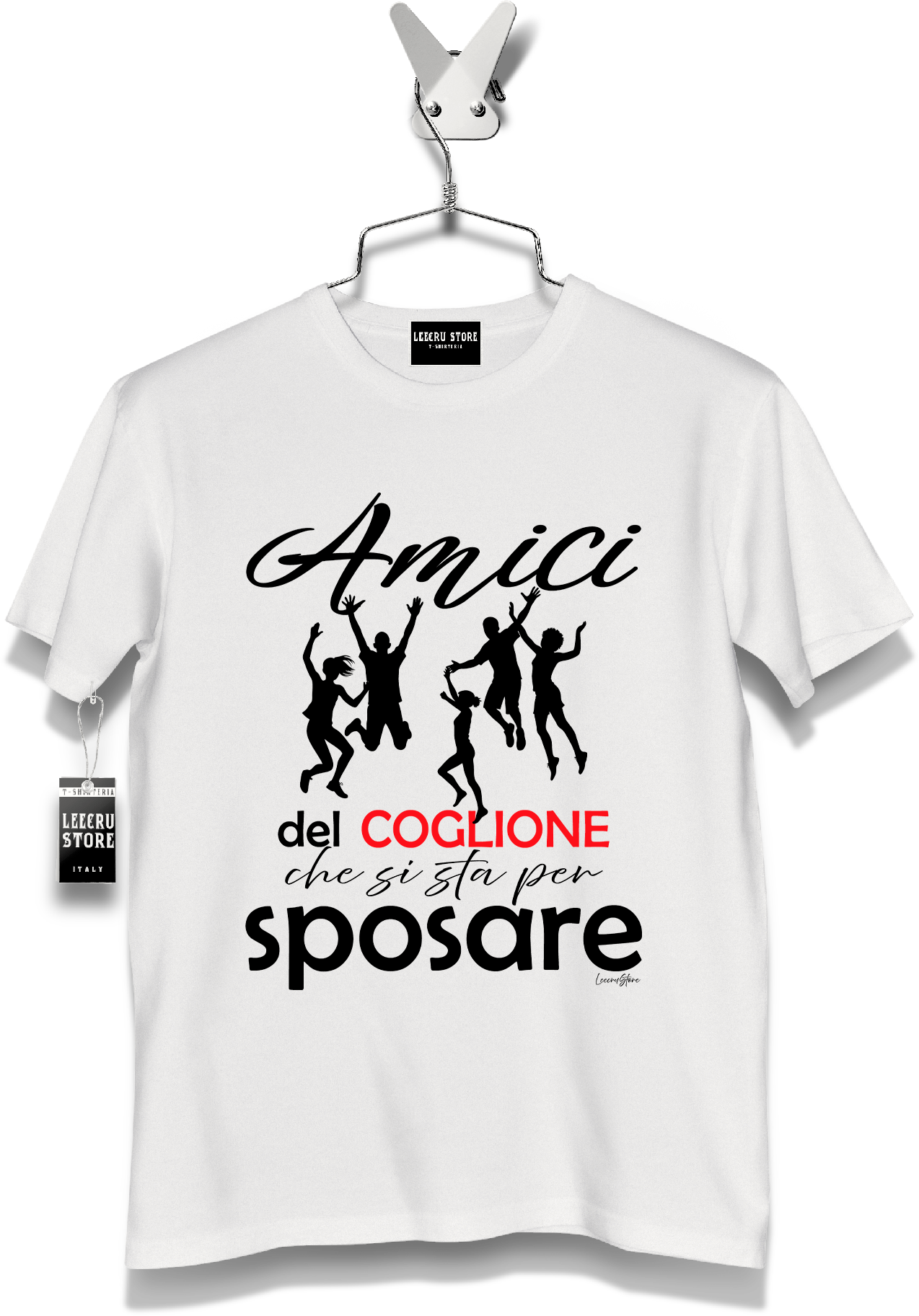 T-Shirt LeecruStore "Amici del coglione"