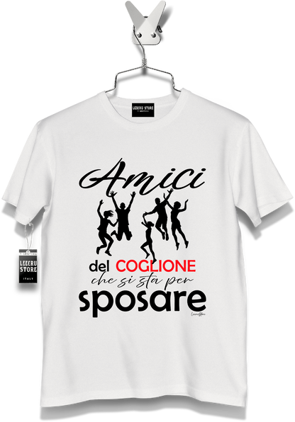 T-Shirt LeecruStore "Amici del coglione"