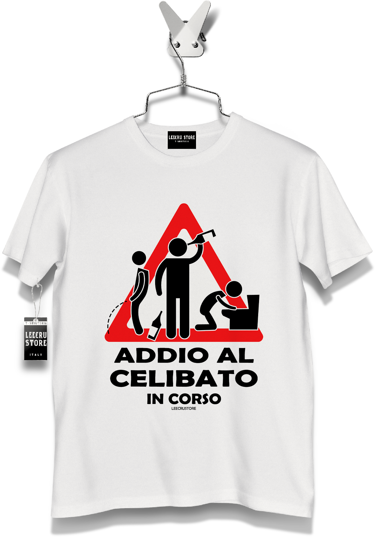 T-Shirt LeecruStore" Addio al celibato in corso "
