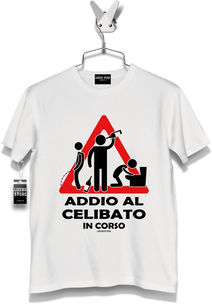 T-Shirt LeecruStore" Addio al celibato in corso "