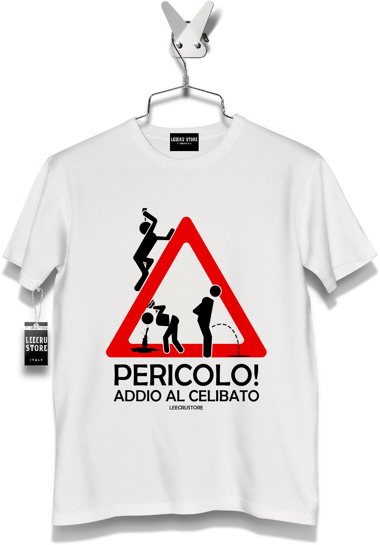 T-Shirt LeecruStore" Pericolo addio al celibato "