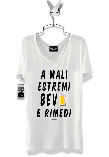 T-Shirt LeecruStore" A male estremi bevi e rimedi"