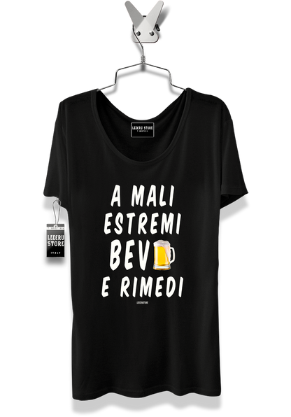 T-Shirt LeecruStore" A male estremi bevi e rimedi"