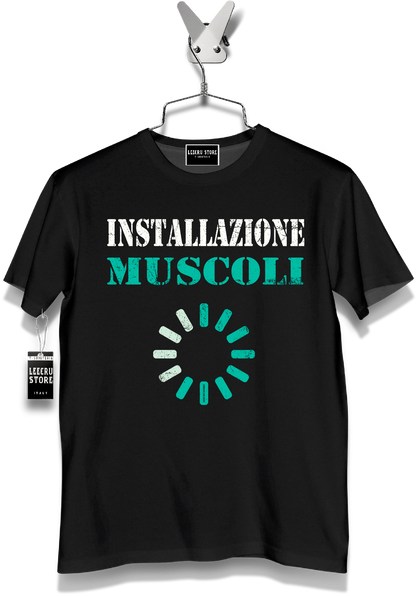 T-Shirt LeecruStore" Installazioni muscoli "