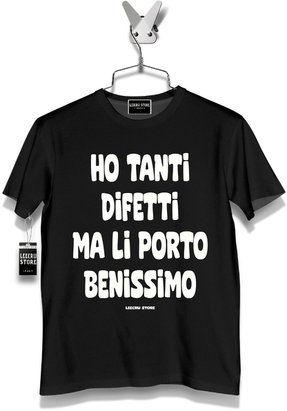 T-Shirt LeecruStore" Ho tanti difetti"