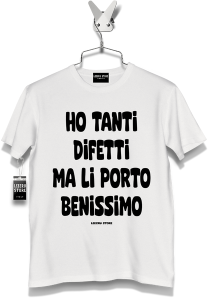 T-Shirt LeecruStore" Ho tanti difetti"
