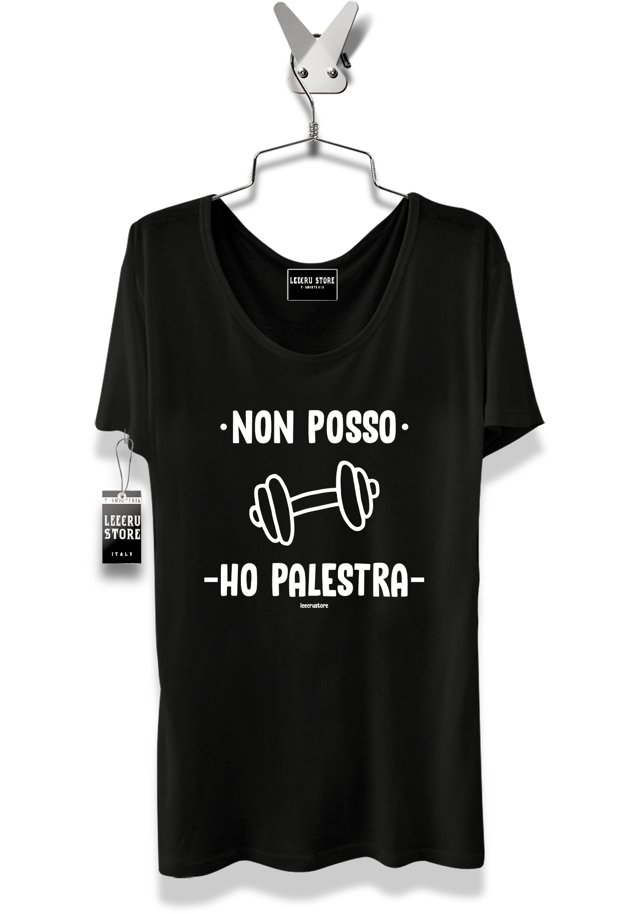 T-Shirt LeecruStore" Non posso ho palestra"