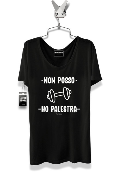 T-Shirt LeecruStore" Non posso ho palestra"
