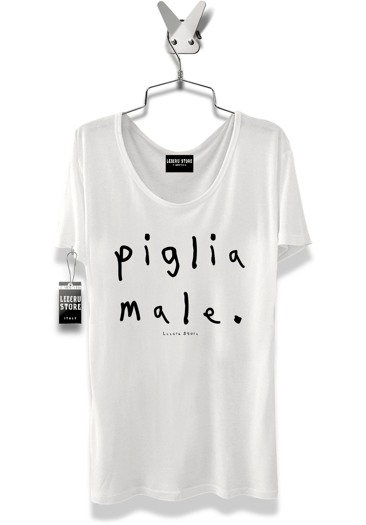 T-Shirt LeecruStore "Piglia male "