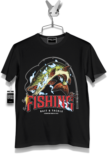 T-Shirt LeecruStore" Fishing Luccio "