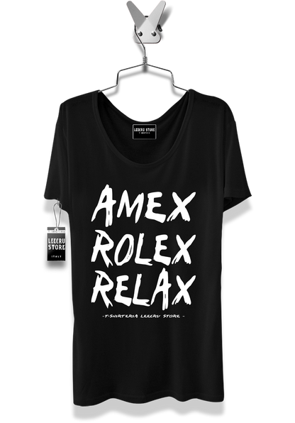 T-Shirt LeecruStore" Amex Rolex Relax"