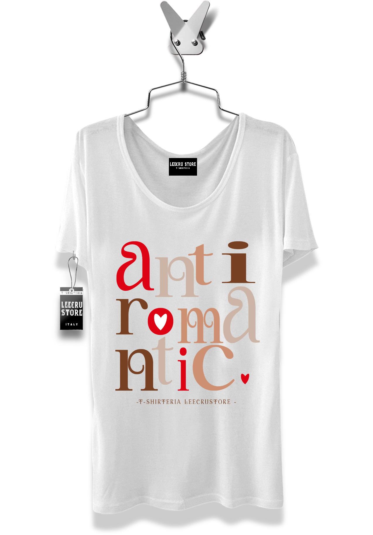 T-Shirt LeecruStore" ANTI ROMANTIC"