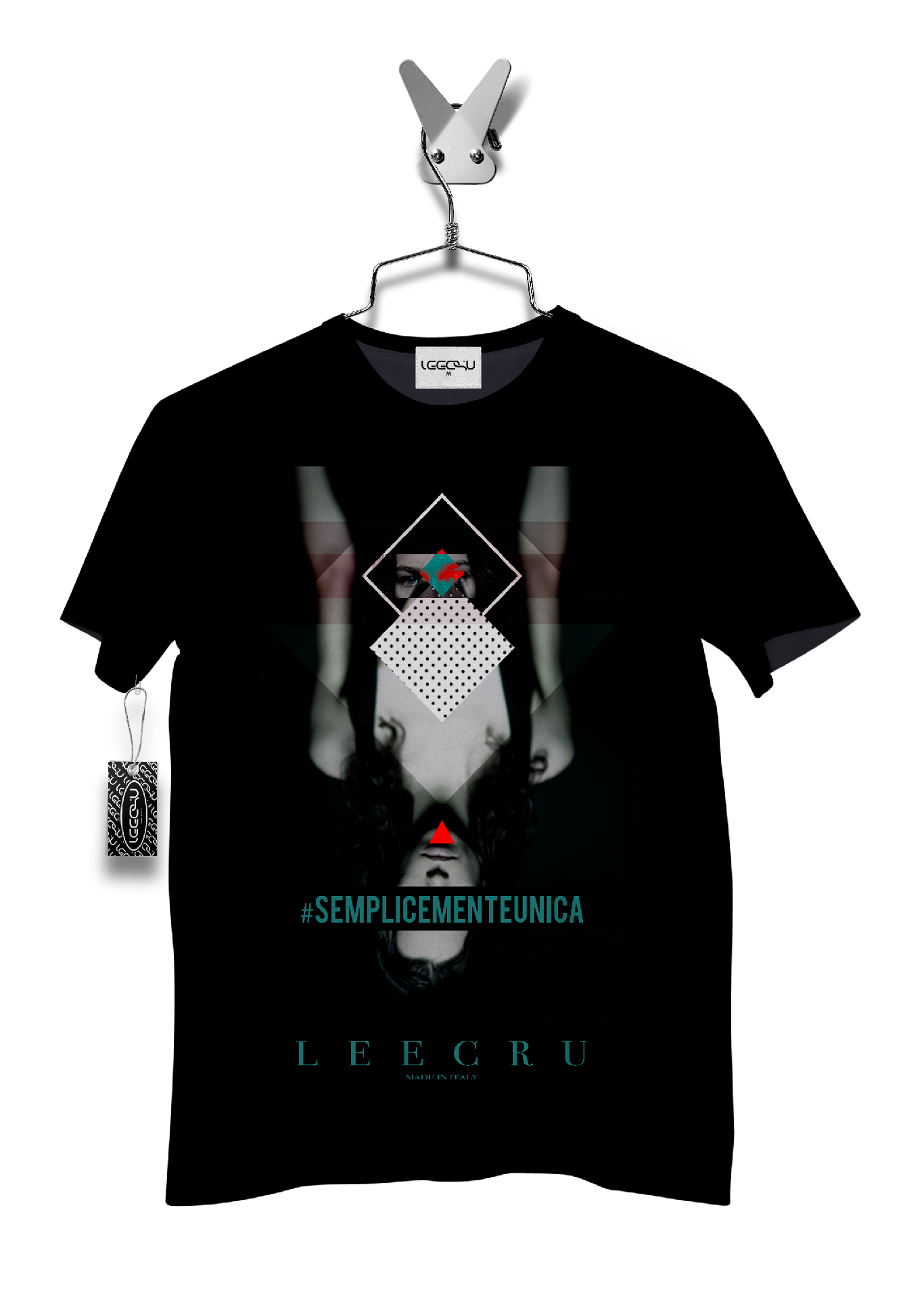 T-Shirt Leecru "SEMPLICEMENTEUNICA"