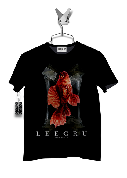T-Shirt Leecru "PESCE ROSSO "