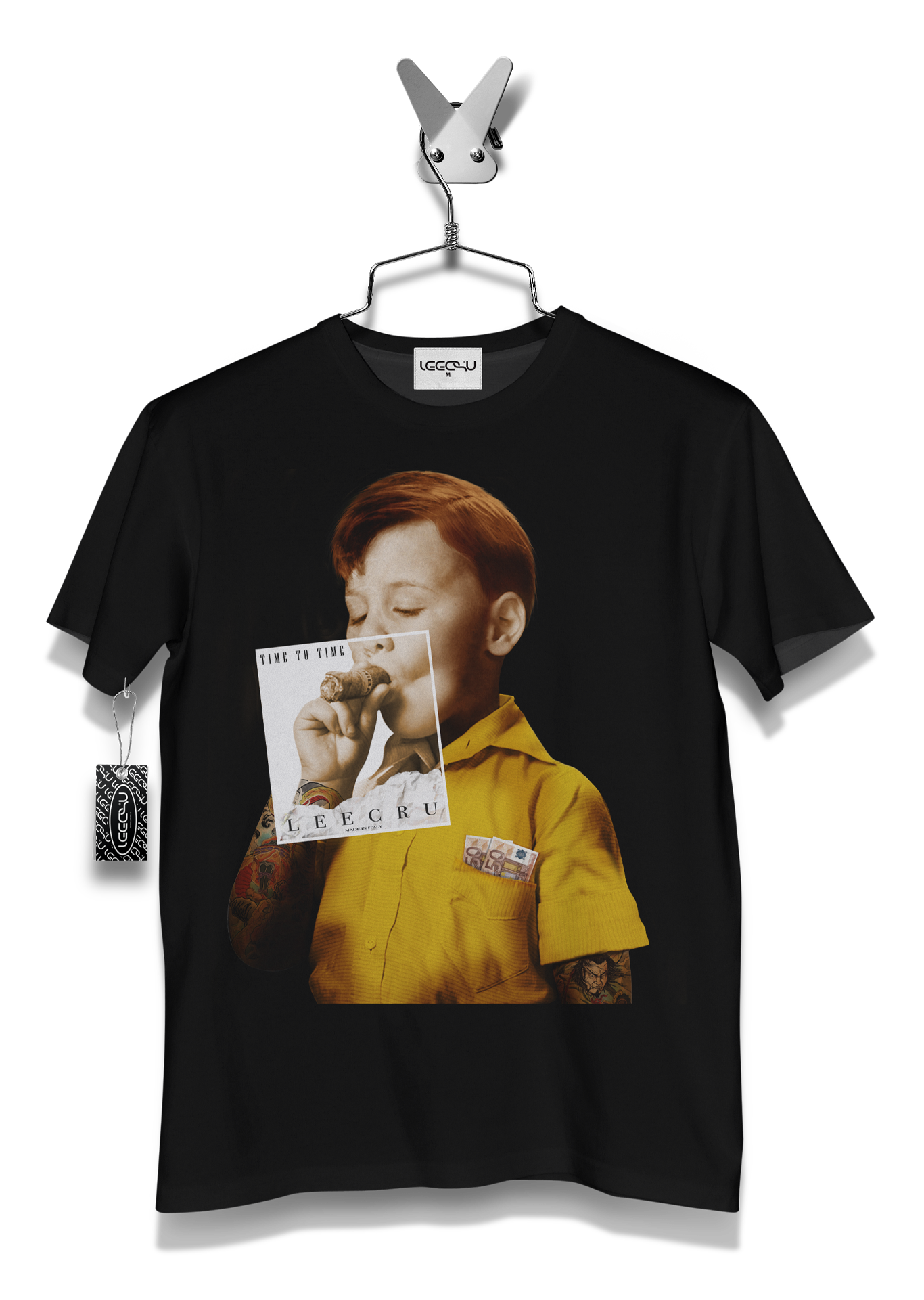 T-Shirt Leecru "TIME TO TIME "