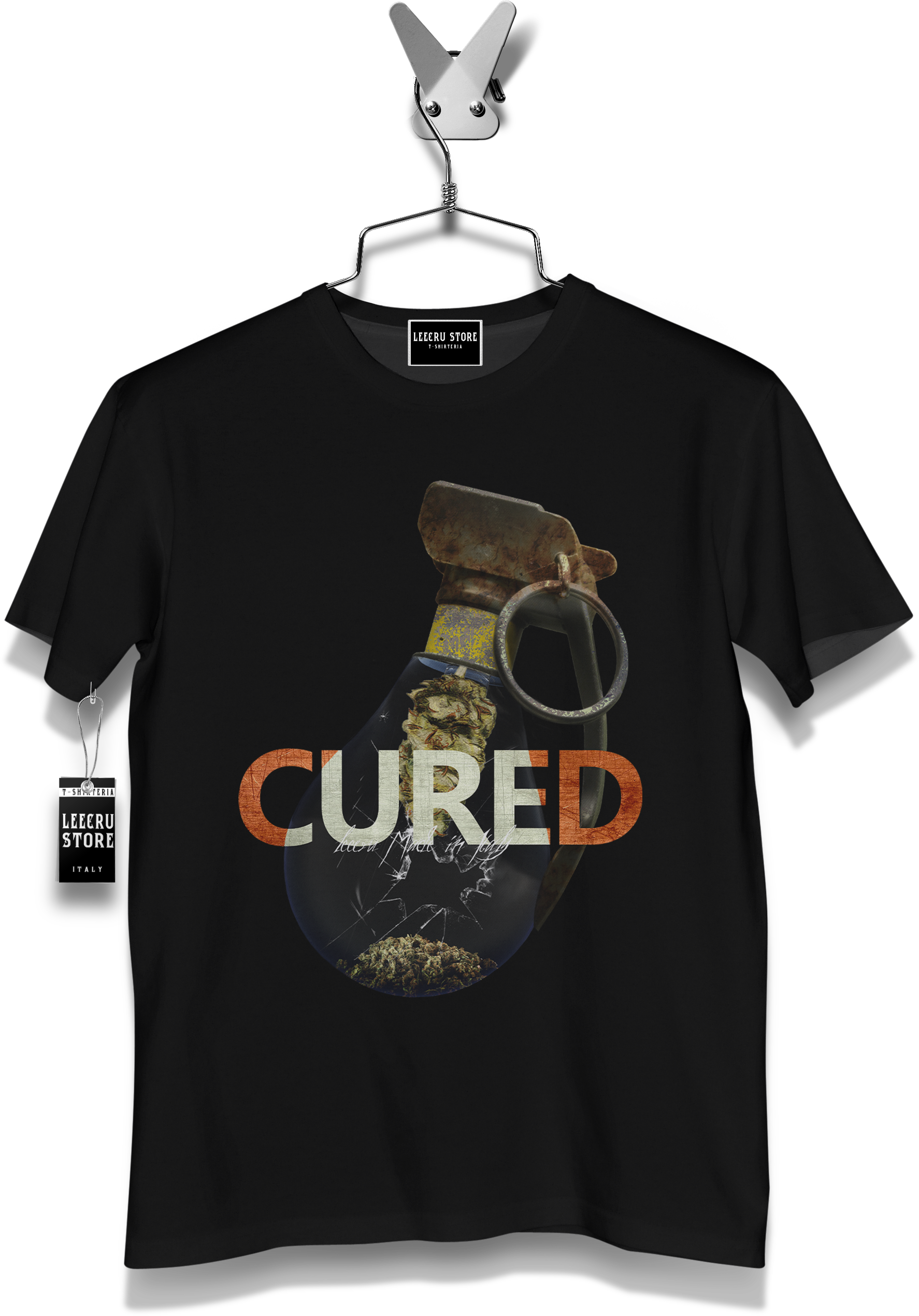 T-Shirt Leecru "Cured"