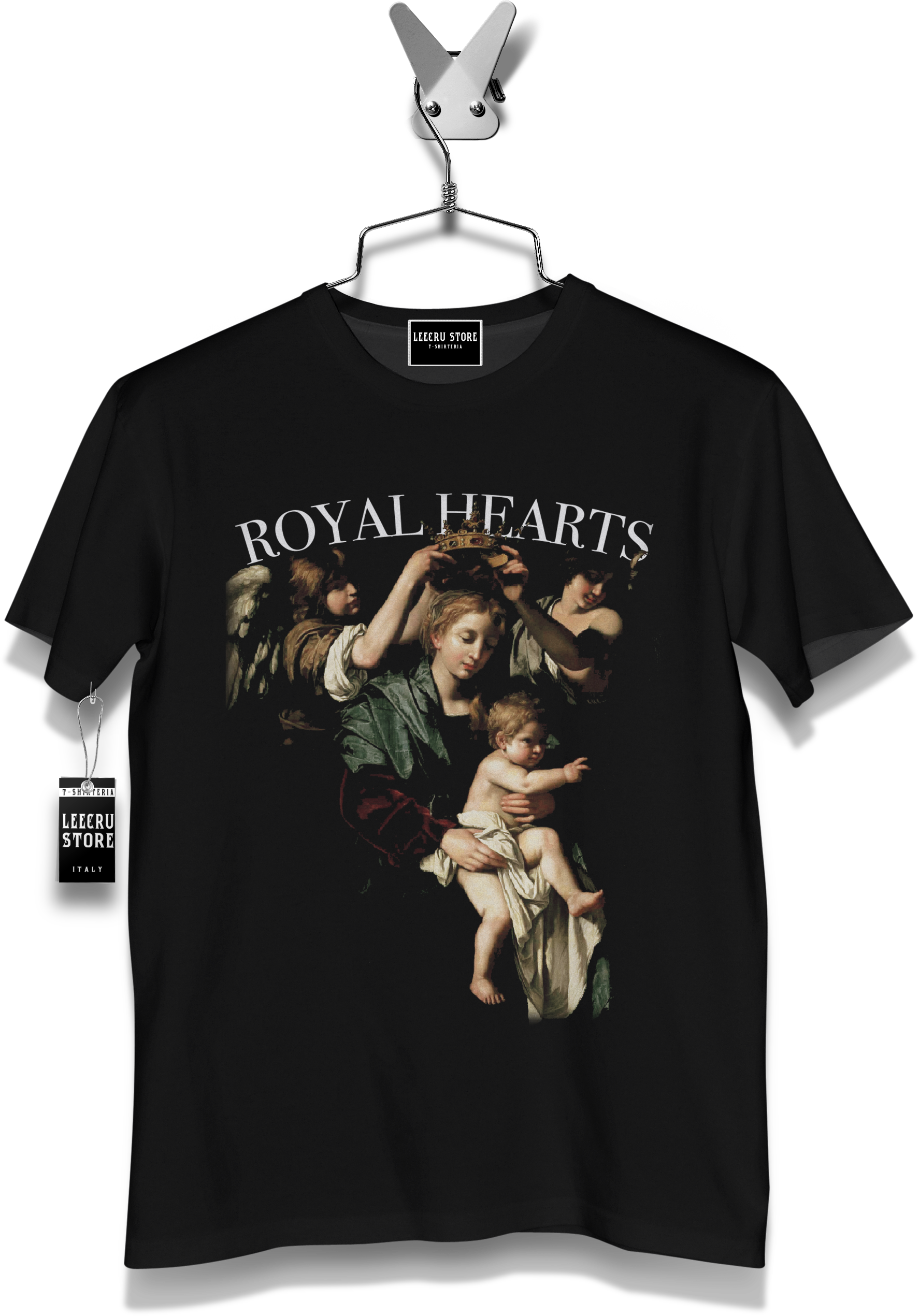 T-Shirt Leecru "ROYAL HEARTS "